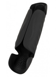 Черный вибромастурбатор с трехточечной стимуляцией Penis Trainer with 3 Point Stimulation - Orion - в Старом Осколе купить с доставкой