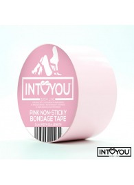 Розовый скотч для фиксации Non-Sticky Bondage Tape - 15 м. - Intoyou - купить с доставкой в Старом Осколе