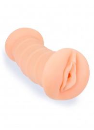 Телесный двусторонний мастурбатор с вибропулей и эрекционными кольцами в комплекте - Sexy Girl - в Старом Осколе купить с доставкой