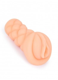 Телесный мастурбатор-вагина с вибропулей и эрекционными кольцами в комплекте - Sexy Girl - в Старом Осколе купить с доставкой