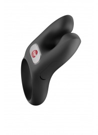 Черное эрекционное виброкольцо Nos - Fun Factory - в Старом Осколе купить с доставкой