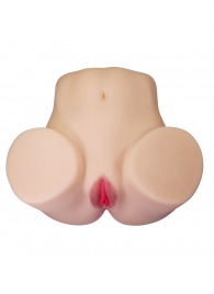 Телесный мастурбатор Julia с 2 любовными каналами - Baile - в Старом Осколе купить с доставкой