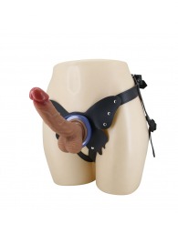 Поясной страпон Wells: трусики в форме бабочки и фаллоимитатор-насадка - Baile - купить с доставкой в Старом Осколе