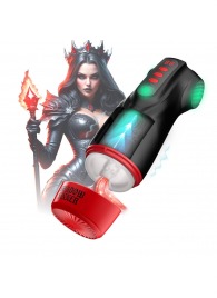 Интерактивный мастурбатор Raven с вакуумом, вибрацией и подсветкой - Shots Media BV - в Старом Осколе купить с доставкой