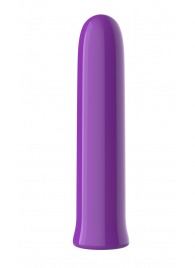 Фиолетовый перезаряжаемый мини-вибратор - 13,7 см. - Secwell