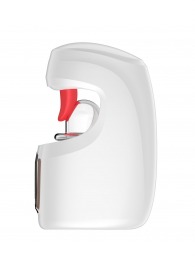 Белый мастурбатор с язычком и возвратно-поступательными движениями - Secwell - в Старом Осколе купить с доставкой