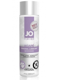 Женский лубрикант на водной основе JO AGAPE LUBRICANT ORIGINAL - 120 мл. - System JO - купить с доставкой в Старом Осколе