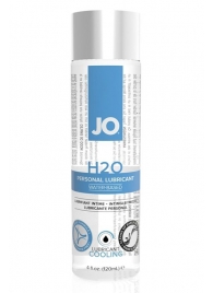 Охлаждающий лубрикант на водной основе JO Personal Lubricant H2O COOLING - 120 мл. - System JO - купить с доставкой в Старом Осколе