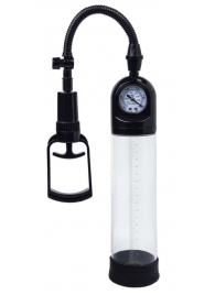 Чёрная вакуумная помпа A-toys с манометром и прозрачной колбой - A-toys - в Старом Осколе купить с доставкой