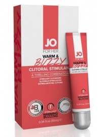 Клиторальный крем JO WARM   BUZZY CLITORAL GEL - 10 мл. - System JO - купить с доставкой в Старом Осколе