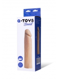 Реалистичная насадка с ярко выраженной головкой - 16,5 см. - A-toys - в Старом Осколе купить с доставкой