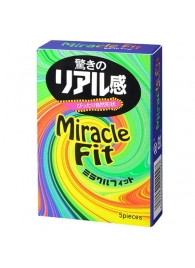 Презервативы Sagami Xtreme Miracle Fit - 5 шт. - Sagami - купить с доставкой в Старом Осколе