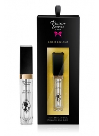 Стимулирующий блеск для губ Baiser Brulant Gloss Plaisirs Secrets - 7 мл. - Plaisir Secret - купить с доставкой в Старом Осколе