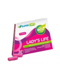 Возбуждающие капсулы Ladys Life - 14 капсул (0,35 гр.) - SuperCaps - купить с доставкой в Старом Осколе