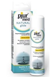 Нейтральный лубрикант на водной основе pjur MED Natural glide - 100 мл. - Pjur - купить с доставкой в Старом Осколе