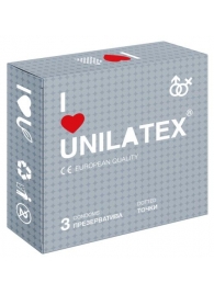 Презервативы с точками Unilatex Dotted - 3 шт. - Unilatex - купить с доставкой в Старом Осколе