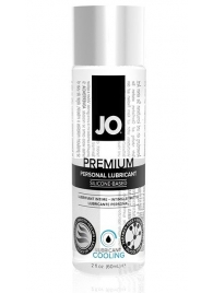 Охлаждающий лубрикант на силиконовой основе JO Personal Premium Lubricant Cooling - 60 мл. - System JO - купить с доставкой в Старом Осколе