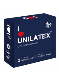 Ультрапрочные презервативы Unilatex Extra Strong - 3 шт. - Unilatex - купить с доставкой в Старом Осколе