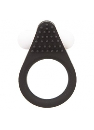 Чёрное эрекционное кольцо LIT-UP SILICONE STIMU RING 1 BLACK - Dream Toys - в Старом Осколе купить с доставкой
