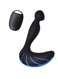 Чёрно-синий массажер простаты Erotist Third - Erotist Adult Toys - в Старом Осколе купить с доставкой