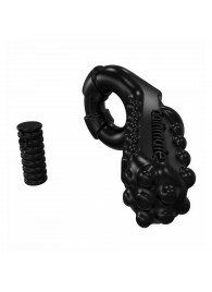 Чёрное эрекционное виброкольцо Tickle - Bathmate - в Старом Осколе купить с доставкой