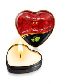 Массажная свеча с нейтральным ароматом Bougie Massage Candle - 35 мл. - Plaisir Secret - купить с доставкой в Старом Осколе