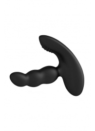 Черный силиконовый стимулятор простаты Levett Nitoc с пультом ДУ - Levett - в Старом Осколе купить с доставкой