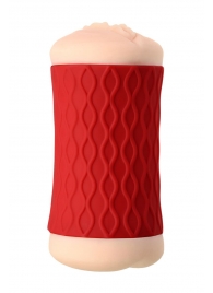 Двухсторонний мастурбатор JOS  NADIN в красном цилиндре - JOS - в Старом Осколе купить с доставкой