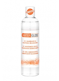 Гель-смазка 2-в-1 MASSAGE   LUBRICANT GUARANA - 300 мл. - Waterglide - купить с доставкой в Старом Осколе