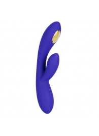 Фиолетовый вибратор с функцией электростимуляции Intimate E-Stimulator Dual Wand - 21,5 см. - California Exotic Novelties - купить с доставкой в Старом Осколе