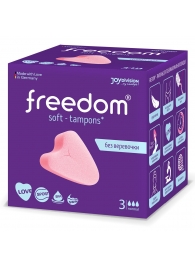 Женские гигиенические тампоны без веревочки FREEDOM normal - 3 шт. - Freedom - купить с доставкой в Старом Осколе