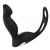 Черный вибромассажер простаты P-PLEASER W ERECTION ENHANCE - Dream Toys - в Старом Осколе купить с доставкой
