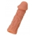 Телесная реалистичная насадка KOKOS Extreme Sleeve 05 с дополнительной стимуляцией - 12,7 см. - KOKOS - в Старом Осколе купить с доставкой
