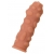 Телесная реалистичная насадка KOKOS Extreme Sleeve 11 с дополнительной стимуляцией - 12,7 см. - KOKOS - в Старом Осколе купить с доставкой