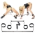 Комплект наручников и наножников с распорками Spread  em Bar and Cuff Set - Pipedream - купить с доставкой в Старом Осколе