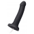 Черный фаллос с имитацией эякуляции Silicon Cum Dildo L - 19,6 см. - Strap-on-me - купить с доставкой в Старом Осколе