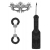 Черный игровой набор Introductory Bondage Kit №4 - Shots Media BV - купить с доставкой в Старом Осколе