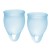 Набор голубых менструальных чаш Feel confident Menstrual Cup - Satisfyer - купить с доставкой в Старом Осколе