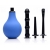 Анальный душ с 3 насадками Premium One-way Valve Anal Douche Set - XR Brands - купить с доставкой в Старом Осколе
