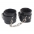 Черные оковы на ноги Obey Me Leather Ankle Cuffs - Chisa - купить с доставкой в Старом Осколе