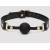 Черный кляп-шар Bound to You Faux Leather Ball Gag - Fifty Shades of Grey - купить с доставкой в Старом Осколе
