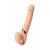 Телесный безремневой вибрострапон Vibrating Bendable Strap-On L - Strap-on-me - купить с доставкой в Старом Осколе