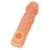 Телесная закрытая насадка с шершавой головкой Cock Sleeve Size M - 15,6 см. - KOKOS - в Старом Осколе купить с доставкой