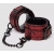 Красно-черные наручники Reversible Faux Leather Wrist Cuffs - Fifty Shades of Grey - купить с доставкой в Старом Осколе