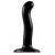Черный фаллоимитатор-насадка Strap-On-Me P G spot Dildo size S - 16,4 см. - Strap-on-me - купить с доставкой в Старом Осколе