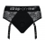 Черные трусики для насадок Diva Lingerie Harness - size L - Strap-on-me - купить с доставкой в Старом Осколе