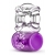 Фиолетовое эрекционное виброкольцо Pleaser Rechargeable C-Ring - Blush Novelties - в Старом Осколе купить с доставкой