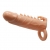 Телесная удлиняющая насадка Penis Sleeve Emmitt - 17 см. - Baile - в Старом Осколе купить с доставкой