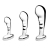 Набор из 3 стальных стимуляторов простаты Stainless Steel P-spot Training Set - b-Vibe - в Старом Осколе купить с доставкой