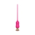Розовый тонкий стимулятор Nipple Vibrator - 23 см. - I-MOON - купить с доставкой в Старом Осколе